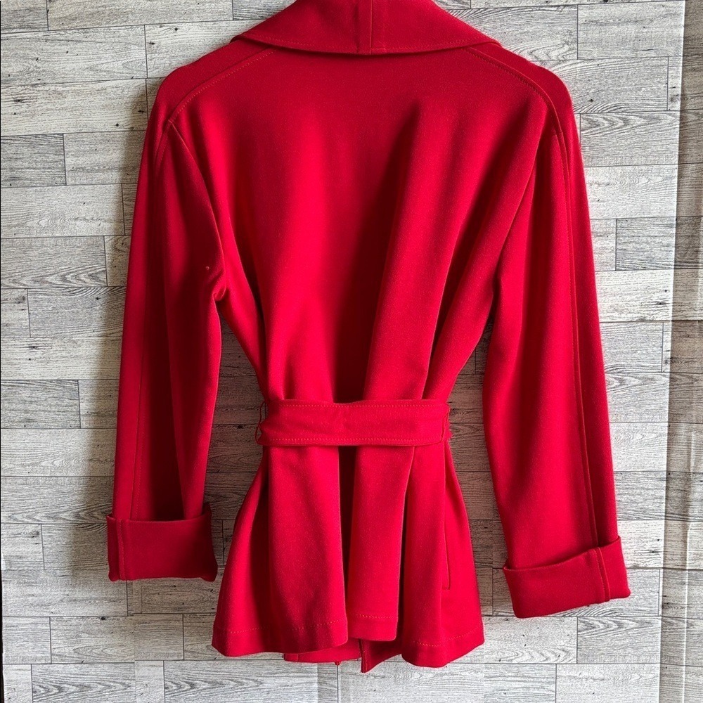 Pendleton Trench Jacket Belted Wool Cardigan Fitt… - image 2